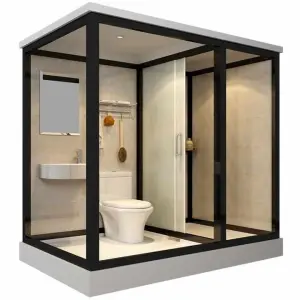 Complete Bathroom Pod Integrated Shower Room Integrated Bathroom Unit All in One Prefab Bathroom Pod