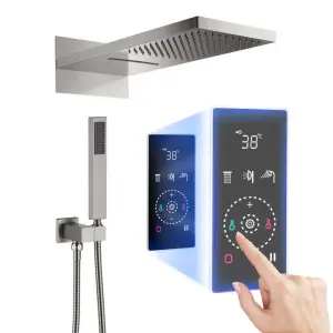 2 Functions Showerhead Wifi Smart Showers Modern Technology Smart Shower With Music Control and Led Digital Control