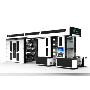 High Efficiency Centrel Drum Double-Side PP Woven Fabric High Speed Flexo Printing Machine 8 Colors