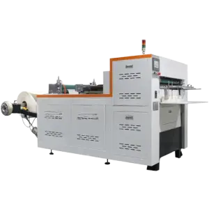 Roll to Sheet Cardboard Creasing Burger Food Automatic Paper Lunch Boxes Die Cutting Machine