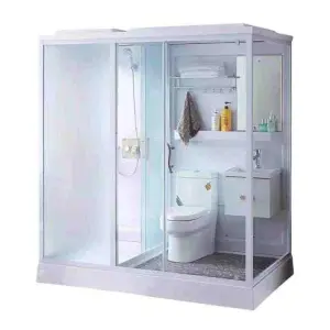 Arrival Modular Prefabricated Bathroom Pod with Shower Sink Shower Kit Smart Toilet Included