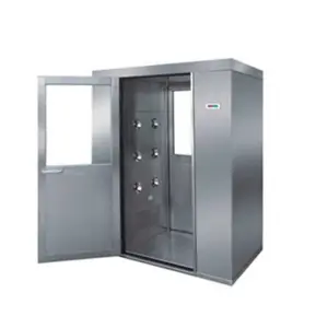Mechanical Electronic Smart Control Dust Free Modular Booth Air Shower With Sensor Door for Cleanroom