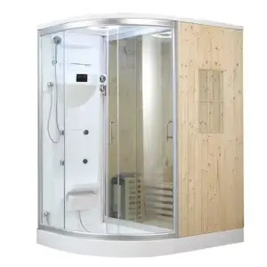Multifunctional Smart Wooden Spa Massage Shower Cubicle Wet Steam and Dry Sauna Bath Room