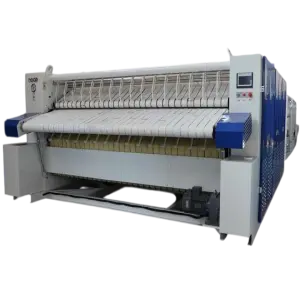 A High-speed Ironing Machine with Double-sided Functionality Designed to Efficiently Iron Bedsheet From Both Side Simultaneously