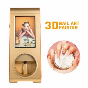 Nail Art Designs Printer Automatic Machine 3d Digital Desktop Uv Gel Nail Polish Laser Printer for Nails Home Use