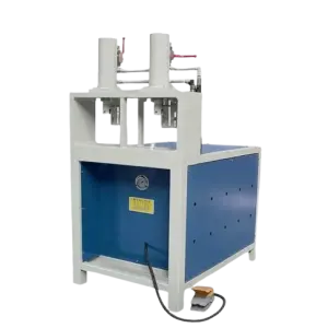 45 Degree Pipe Cutting Door Making Hydraulic Clamping for Anti-Theft Stainless Steel Door Hydraulic Tube Punching Machine