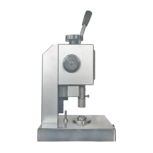 Lab Manual Hand Press Coin Cell Battery Electrode Die Cutting Punching Machine