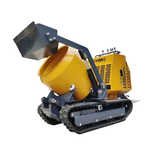 Small Self Loading Concrete Mixer Track With 0.3CBM Concrete Pump EPA Engine Concrete Mixer for Earthwork Construction