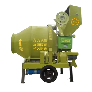 Diesel Powered Tilting Drum Concrete Mixer Electric Engine Cement Mixing Equipment for Construction Use