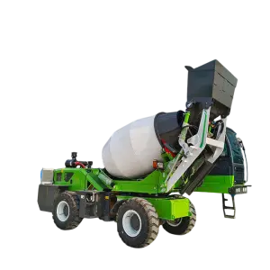 All Terrain Self Loading Mixer Self Loading Mobile Concrete Cement Mixer with Hydraulic System