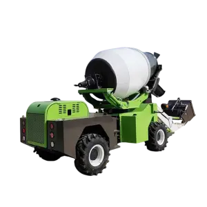 Compact Diesel 6 Cubic Meters Self Loading Mobile Concrete Mixer Machine