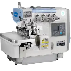 S6C-4 Computerized All in One Overlock Sewing Machine 4 Thread Apparel Machinery for Knitted Fabric