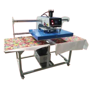 Large Format Pneumatic Single Station Heat Press Transfer Machine for T-shirt Garment