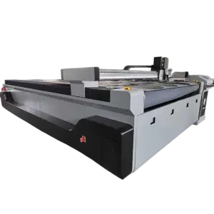 Yuchen CNC Auto Feeding CNC Oscillating Knife Cutting Machine for Fabric Sponge Foam Rubber Cardboard PVC