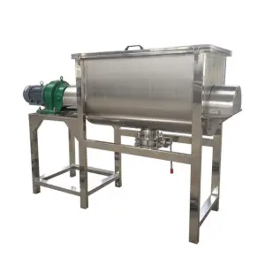 Industrial Powder Mixer Horizontal Ribbon Mixer Ribbon Mixer Orange Horizontal Mixing Machine