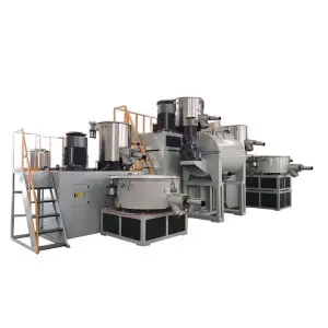 Raw Material Plastic Powder PVC High Speed Mixer Equipment Mixing Machine