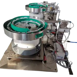 Round Assembly Automatic Feeding Machine Auto Spare Parts Multi Track Vibration Bowl Feeder