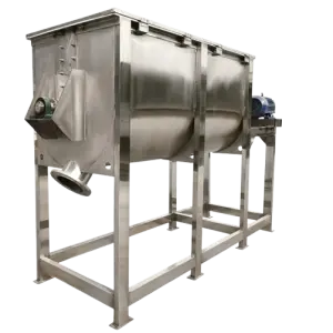 Horizontal Feed Double Ribbon Mixer Rice Bean Powder Pigment Washing Powder Micro Ribbon Mixer