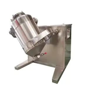 Small 3D Blender Mixer Rotating Drum Washing Powder Mixer Machine 3D Motion Mixing Machine
