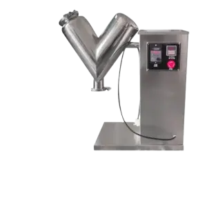 Chemical Small V Type 50kg 100kg Detergent Washing Dry Powder Blender Mixer Machine