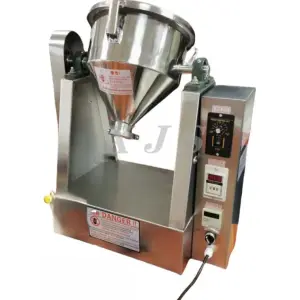 10kg Dry Coffee Tea Washing Powder Drum Mixing Machine Double Cone Mixer Lab Blender Machines
