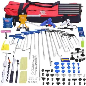 Professional PDR Tools Dent Puller Glue Gun Pulling Bridge Line Board Pump Wedge Hook Push Rods Car Dents Removal for Automotive