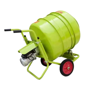 Rotary Shaft Mixer Portable Small Electric Concrete Cement Mixer for Building Construction Site