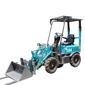 Mini Battery Multi Functional Small Four Wheel Drive 400kg Electric Wheel Loader