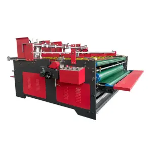Double Head Pressing Type Carton Sheets Folder Gluer 2 Pieces Gluer Machine