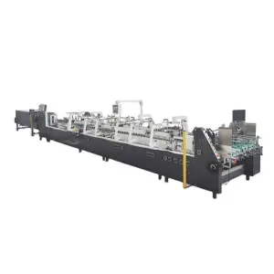 [JT-650GS] 4 /6 Corner Straight Line Crash Lock Bottom Folder Gluer Carton Folding and Gluing Machine for Paperboard