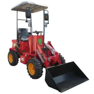 HuanSheng CE Certification Industrial Garden Front End Loader  Made Compact Loader Mini Electric Wheel Loader