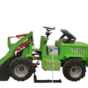 Engineering Construction Machinery Mini Electric Loader Wheel Loader With Hydraulic Lift Rod Front Shovel Loader for