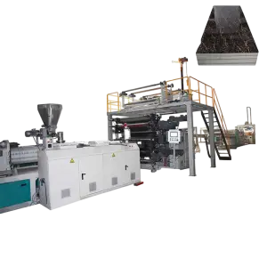 PVC Marble Sheet Making Machine/UV Marble Wall Panel Extrusion Machine