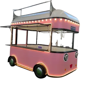 Widely Used Modern Mini Snack Food Cart Ice Cream Coffee Fast Food Pizza Small Food Truck Helados With Full Kitchen for