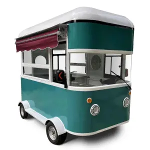 Electric Motor Gasoline Foodtruck Car 4x2 Van Kitchen Ice Cream Bus Food Truck