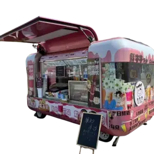 Made Size Street Mobile Kitchen Pizza Charter Bar Food Trailer Taco Truck Restaurant Fast Food Restaurant BBQ