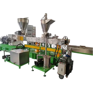 Plastic Granules Production Line Twin Screw Extruder Nylon Extruder Machine