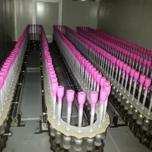 Automatic Spray Painting Machine Mass Glass Bottle Coating Including Curing Oven Core Motor PLC