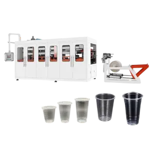 Automatic Plastic Dishes Thermoforming Machine Line for Plastic Cups