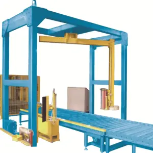 Intelligent Fully High Speed Automatic Rotating Arm Pallet Wrapper
