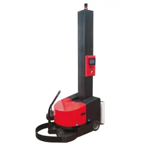 MH-CTP-600 Intelligent Automatic Robot Stretch Film Wrapping Machinery Self-Propelled Robot Pallet Wrapper Machine