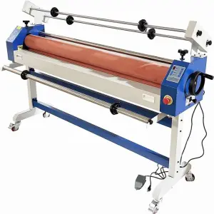 EC-1600 1600mm 63inch Semi Automatic Electric Cold Laminator With Foot Pedral Control