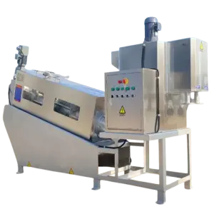 Solid Liquid Separator Sewage Sludge Dewatering Screw Press Volute Screw Press Dehydrator Equipment Sludge Dewatering Machine