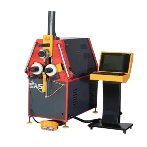 Hydraulic Metal Strip Tube Pipe Profile Bending Machine 3 Roller 360 Degree Rolling Aluminum Profile Roll Bending Machine