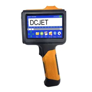 Handheld Electric Printing Machine Intelligent Touch Screen Print Date Logo Label Professional Coding Machine