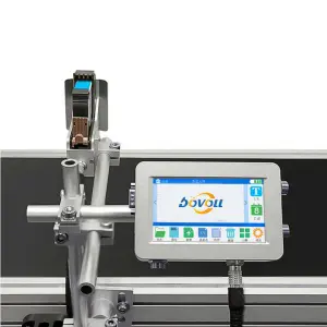 DOVOLL QR Date Numbers Wire Plastic Bag Bottle Box Paper Batch Inkjet Printer Portable Coding Machine