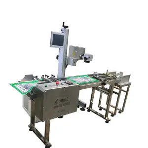 Zixu Fully Automatic Laser Coding Machine Batch Serial Number UDI QR Printer Bottle Date Printing Egg Online Marking Machine