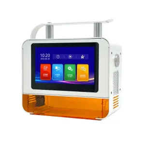 Portable Mini Laser Expiry Date Printing Machine logo bar Batch Code Handheld Plastic Carton PVC Card Metal Laser Printer