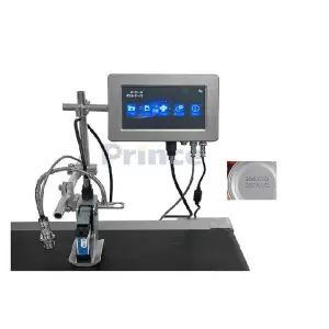 7-inch Online Inkjet Printers Logo Label Batch Barcode Identification Production Date Digital Coding Inkjet Coding Machine