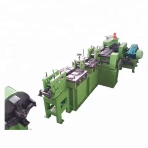 Steel Flat bar Chamfering and Straightener Machine